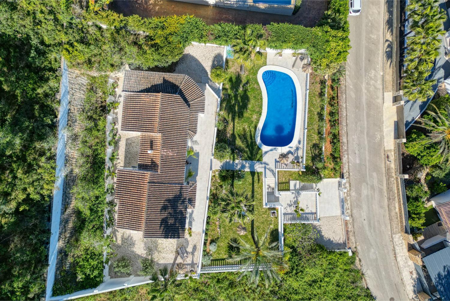 Traumvilla in Jávea Piver: 3 Schlafzimmer, Pool, Meerblick!