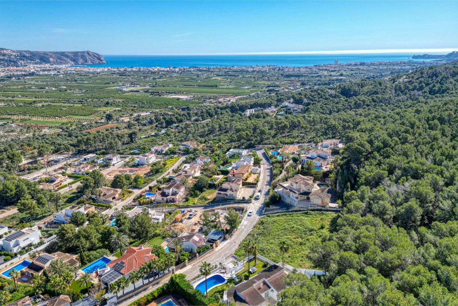 Traumvilla in Jávea Piver: 3 Schlafzimmer, Pool, Meerblick!