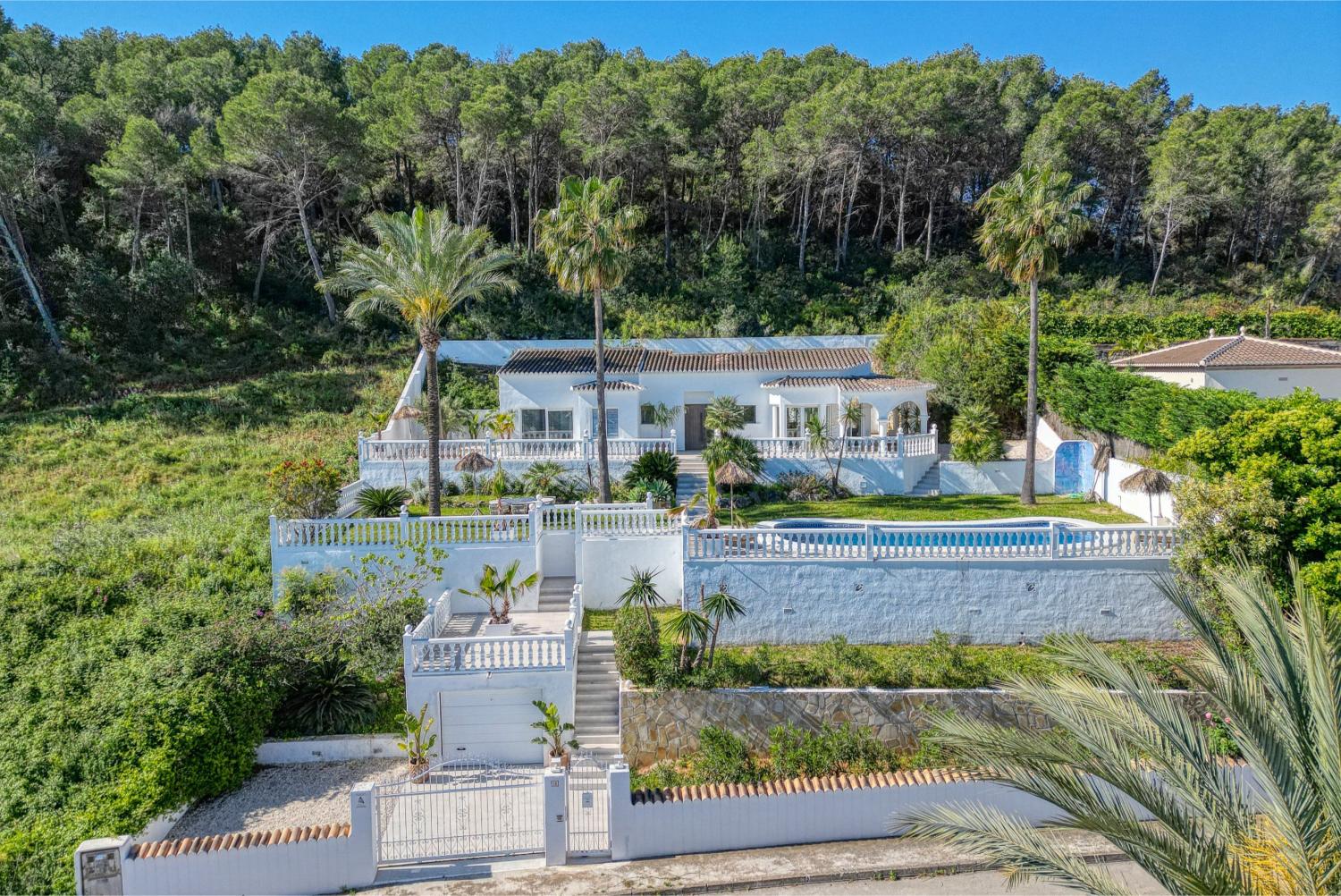 Traumvilla in Jávea Piver: 3 Schlafzimmer, Pool, Meerblick!