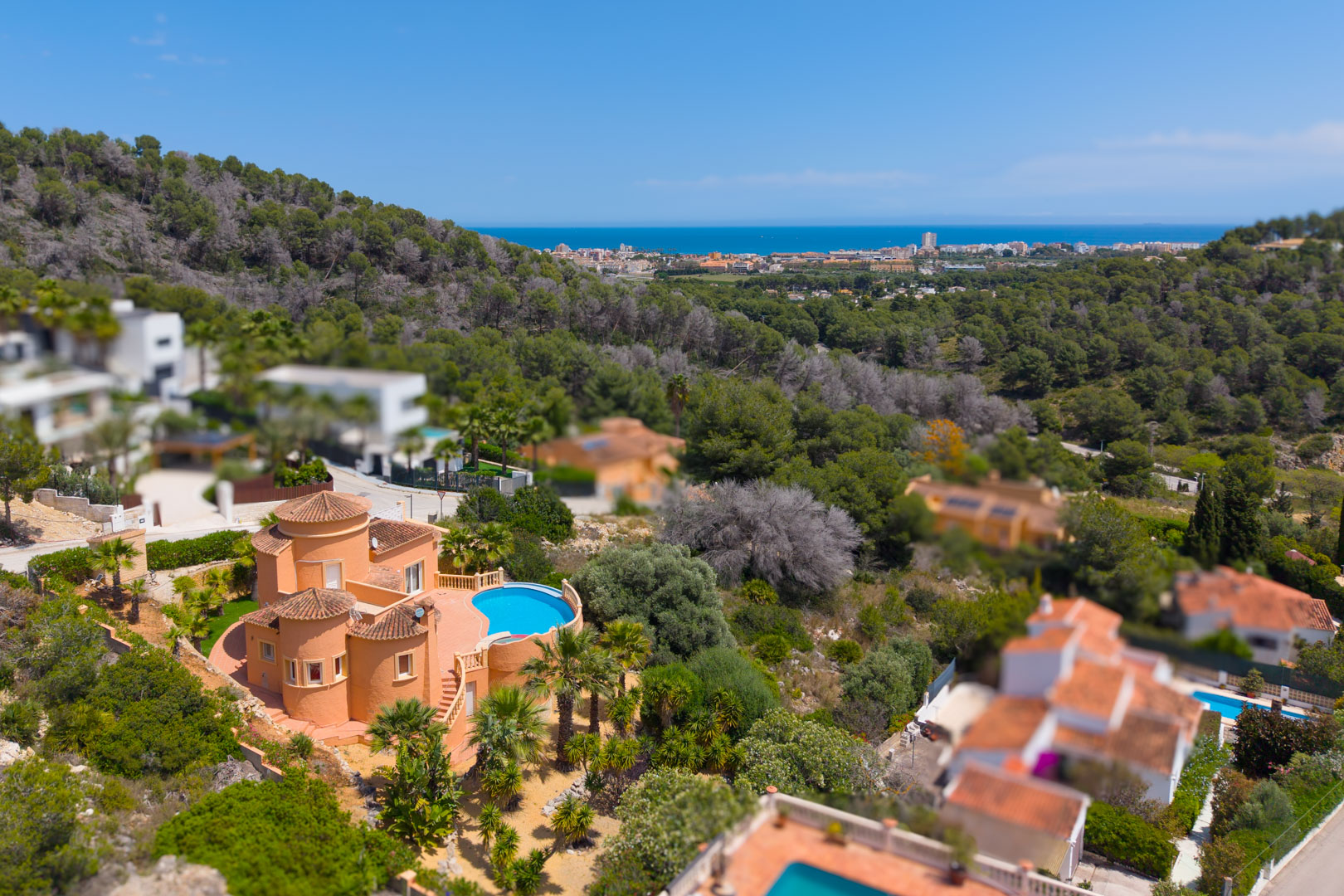Traumvilla in Jávea: 3 SZ, Pool, Meerblick! 750.000 €