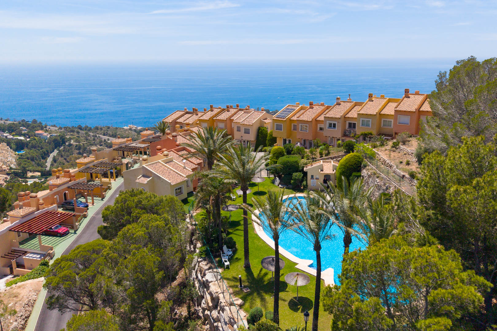 Altea Hills: Elegantes 2-Zimmer Apartamento mit Meerblick