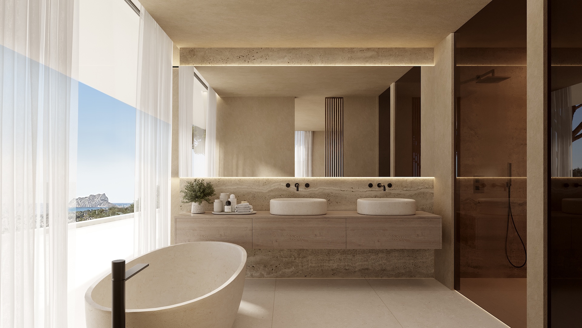 Villa in Benissa-Montemar mit Meerblick, 4 Schlafzimmer