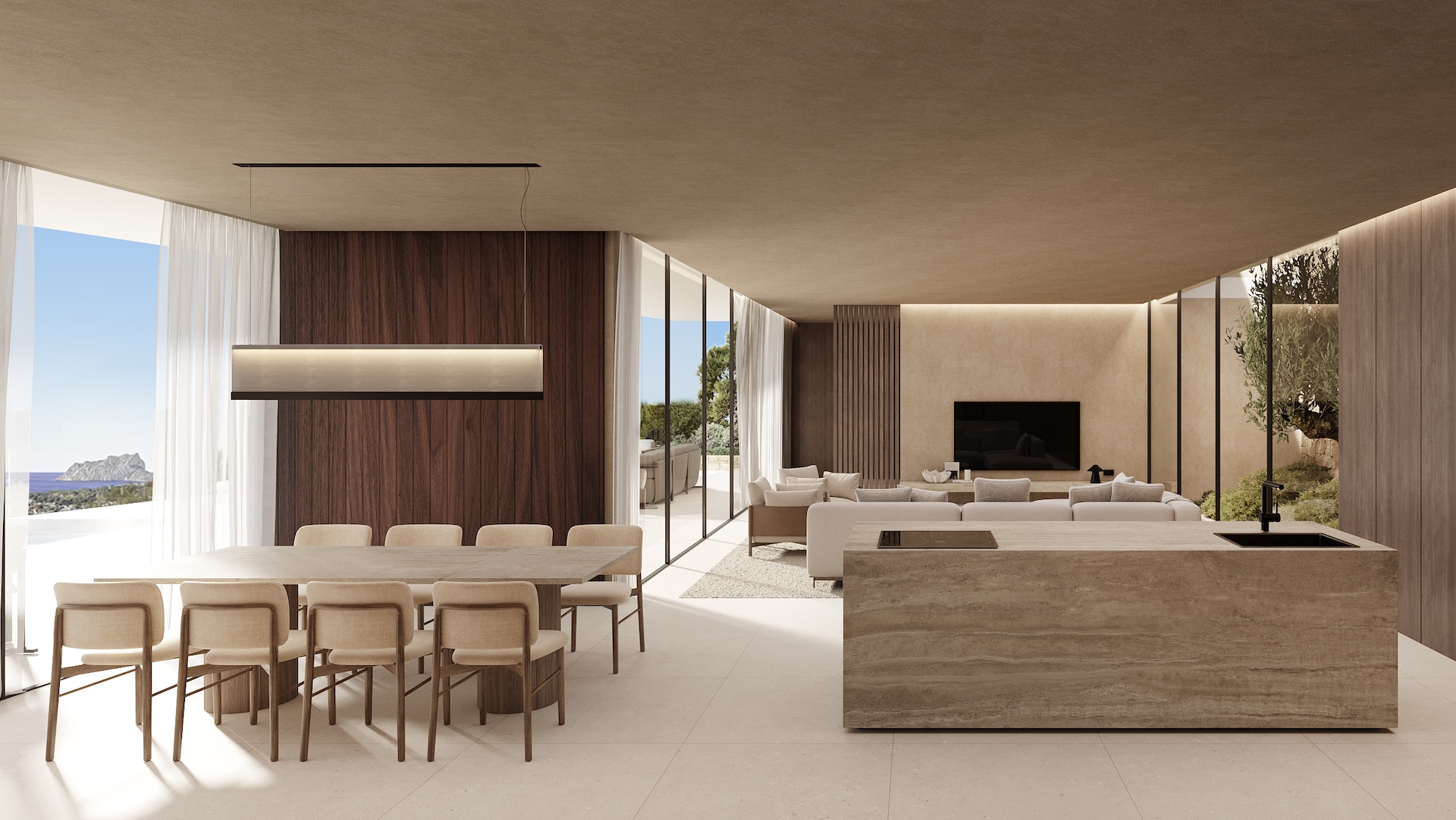 Villa in Benissa-Montemar mit Meerblick, 4 Schlafzimmer