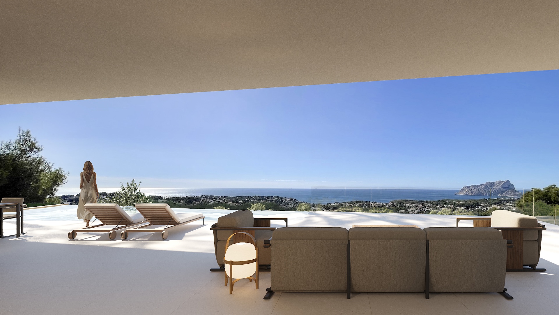Villa in Benissa-Montemar mit Meerblick, 4 Schlafzimmer