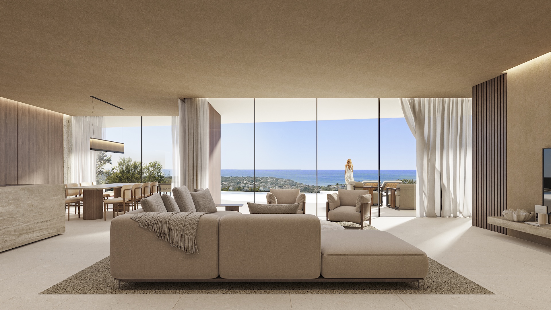 Villa in Benissa-Montemar mit Meerblick, 4 Schlafzimmer