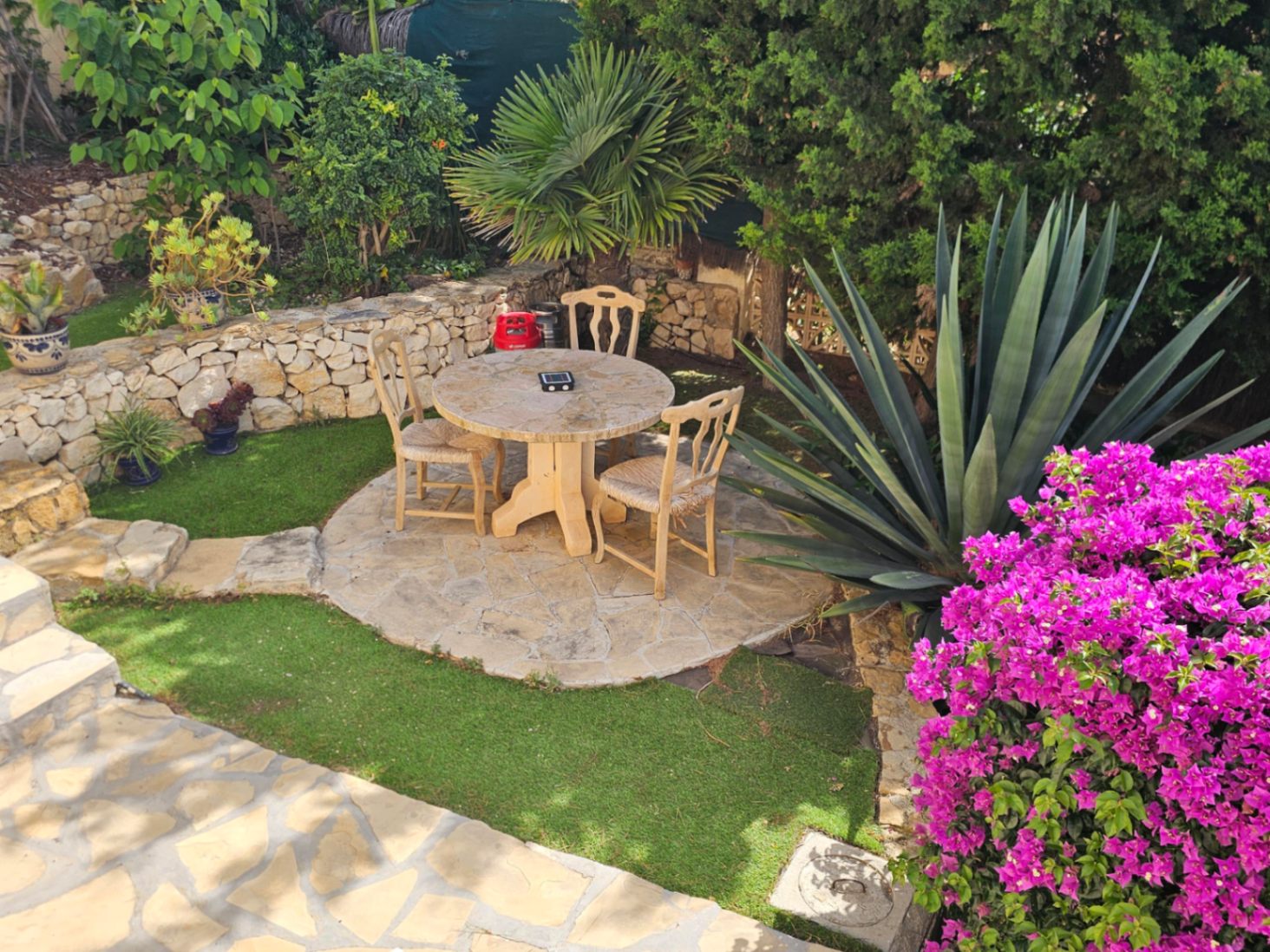 Garten der Villa