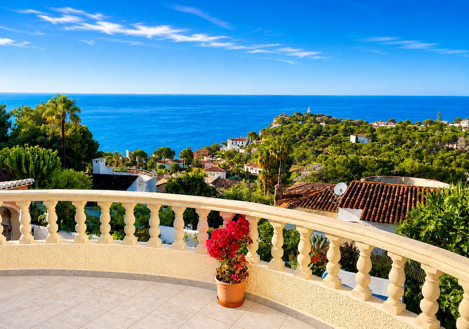 Terrasse mit Meerblick