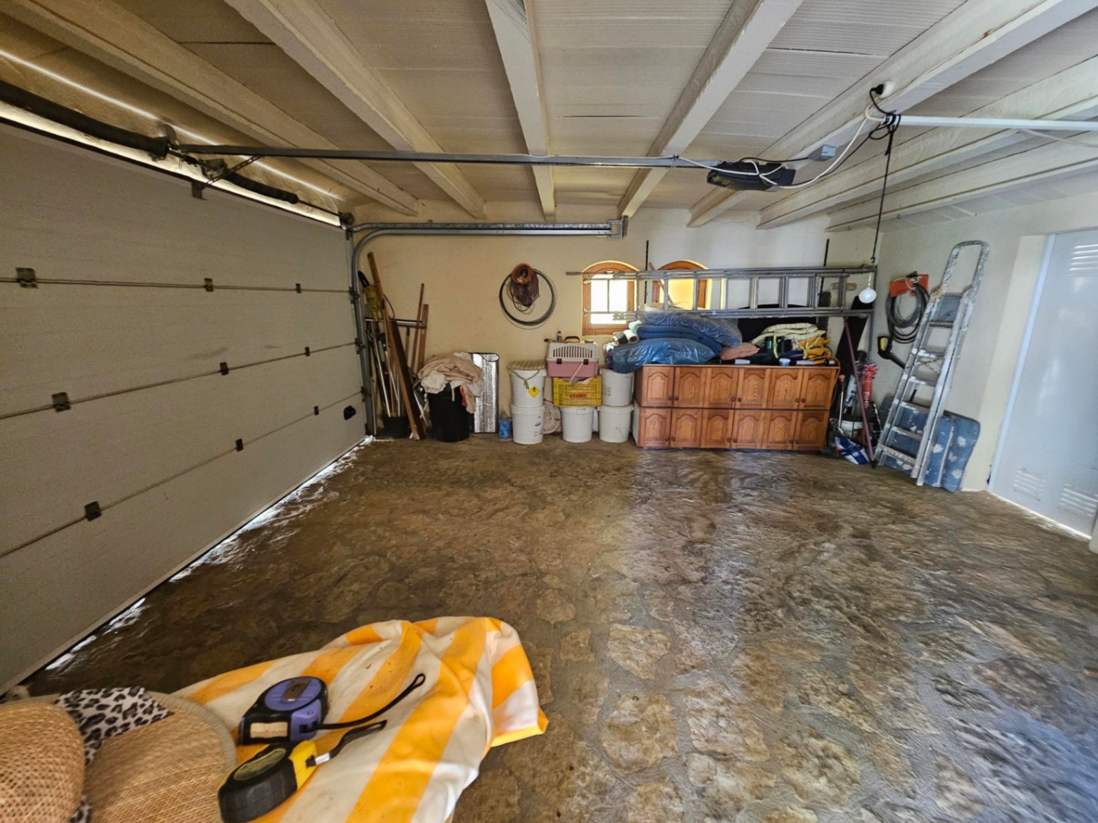 Innenansicht der Garage