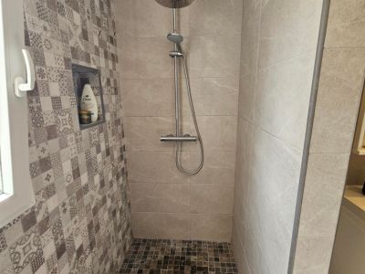 Begehbare Dusche