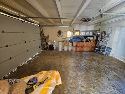 Innenansicht der Garage