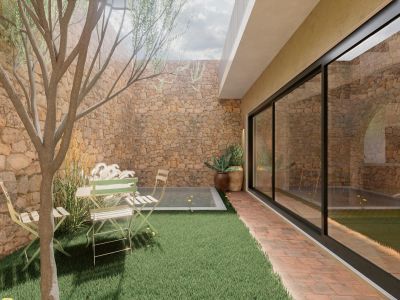 Privater Innenhof