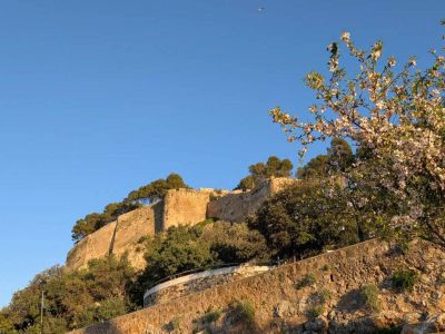 Blick auf die Burg von Dénia