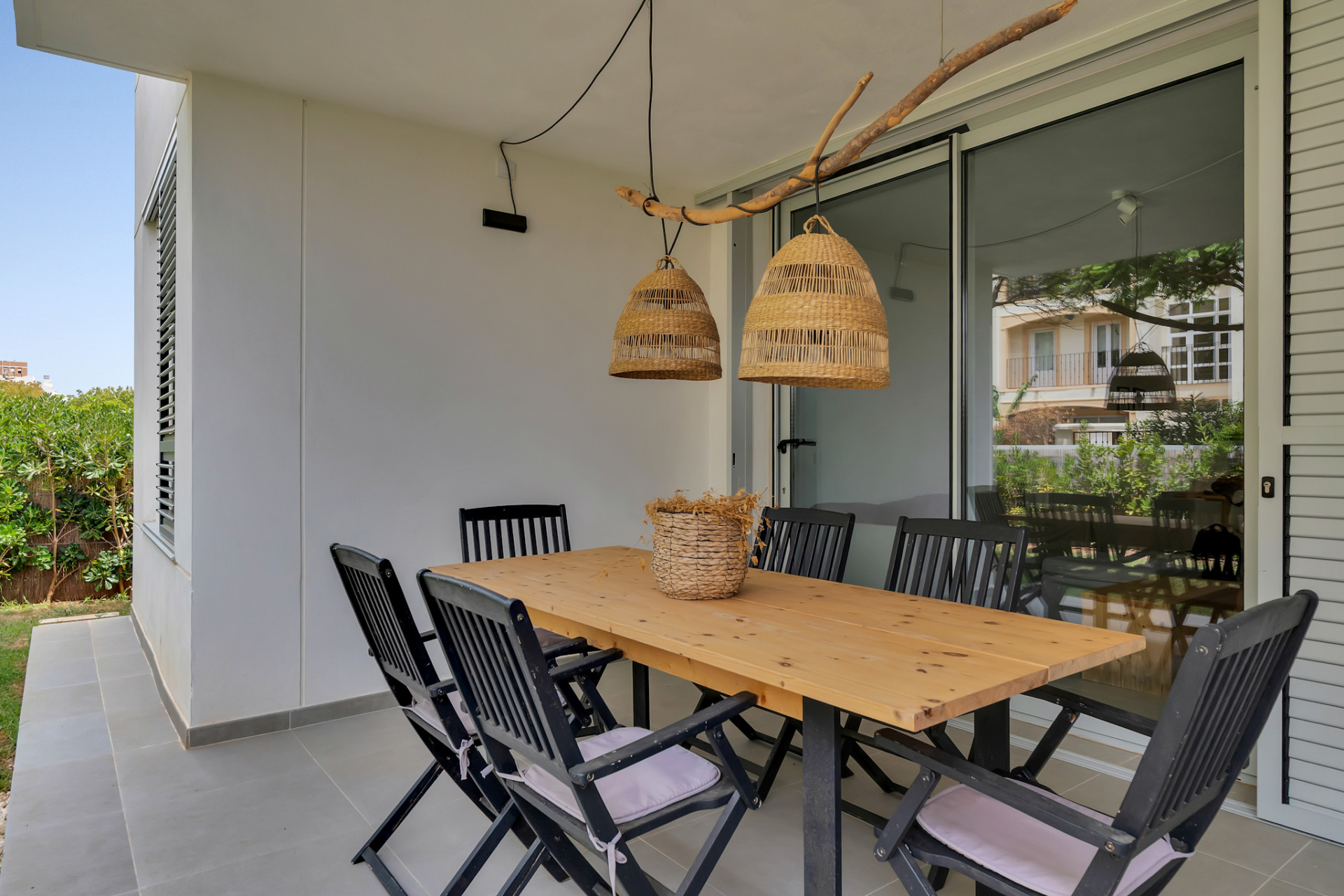 Überdachte Terrasse