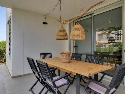 Überdachte Terrasse