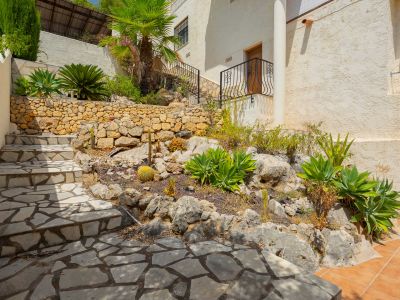 Garten und Außentreppe