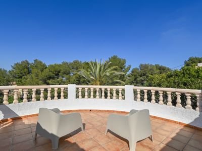 Terrasse mit freiem Ausblick