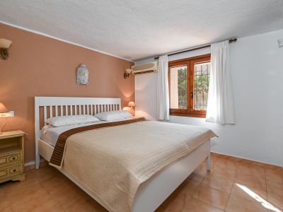 Schlafzimmer der Villa