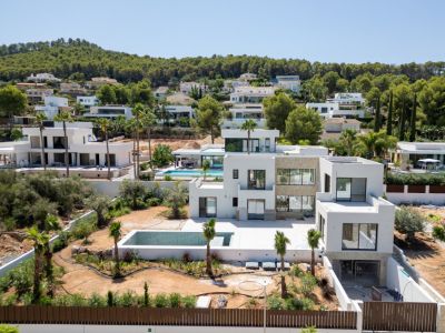 Luftaufnahme der Villa