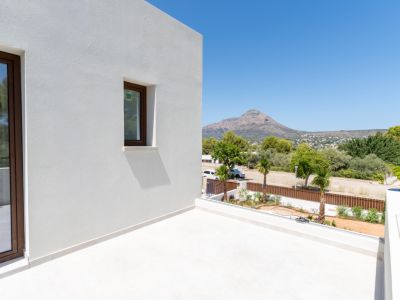 Terrasse mit Bergblick