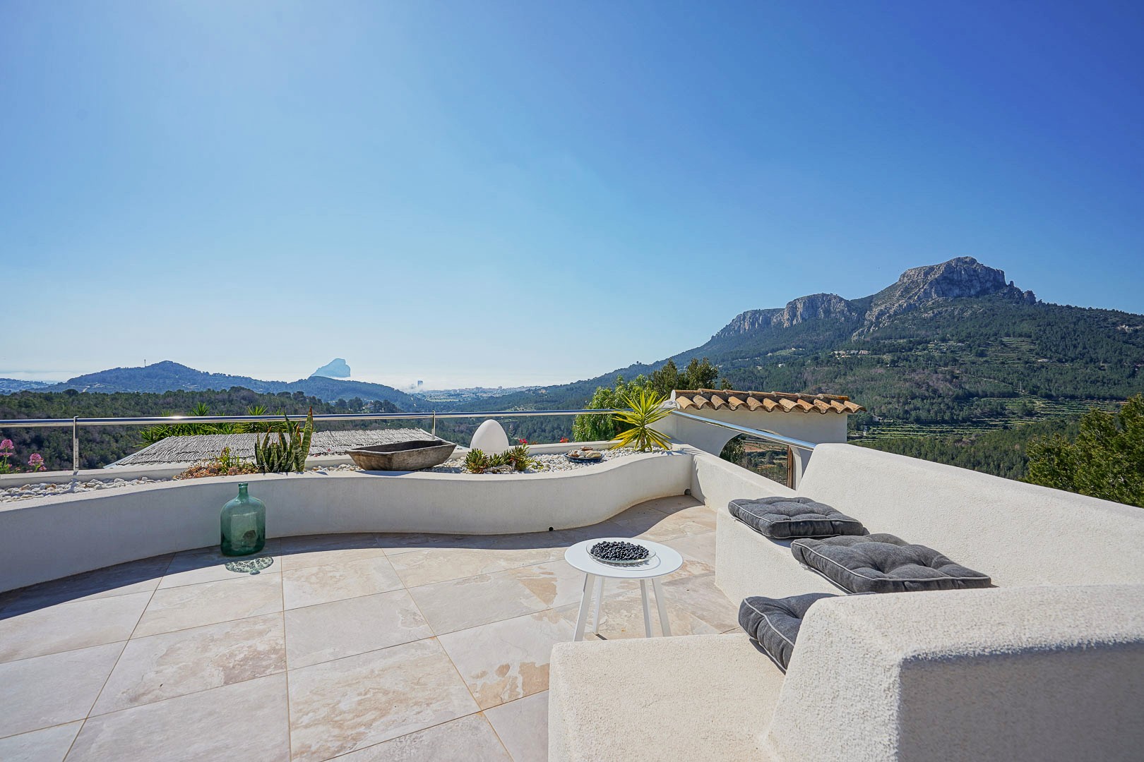 Terrasse mit Panoramablick