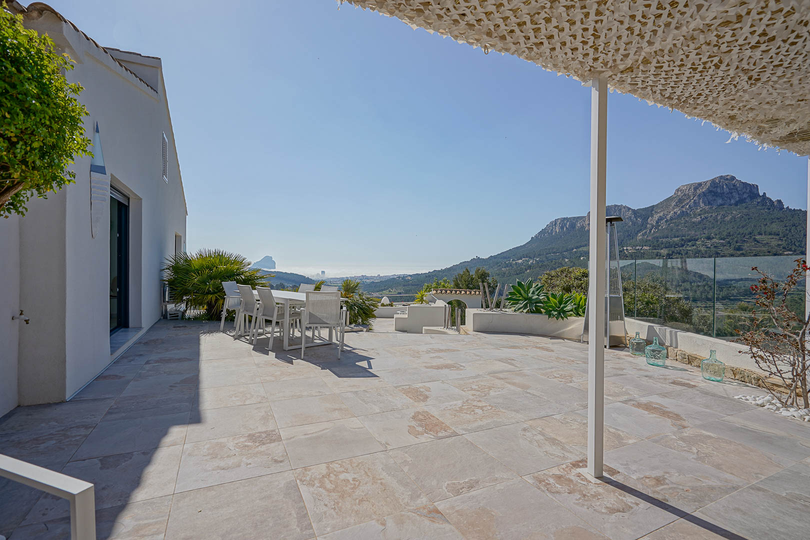 Terrasse mit Panoramablick