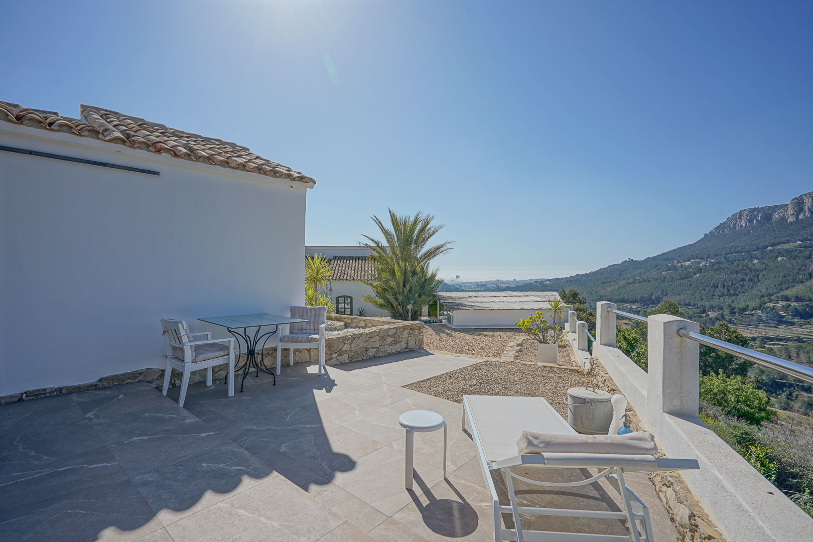 Terrasse mit Panoramablick