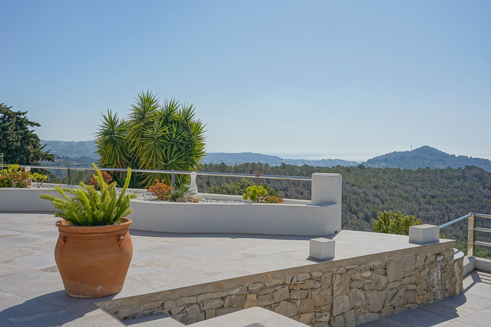 Terrasse mit Panoramablick