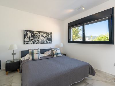 Schlafzimmer mit Ausblick