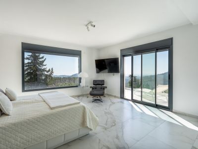 Schlafzimmer mit Terrassenzugang