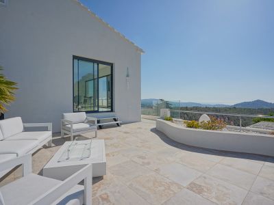 Terrasse mit Panoramablick