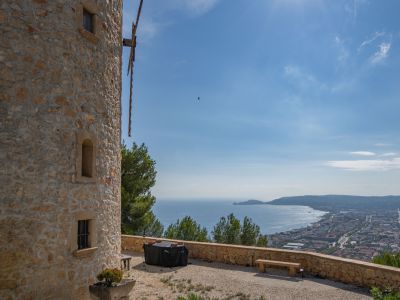 Panoramablick auf das Meer