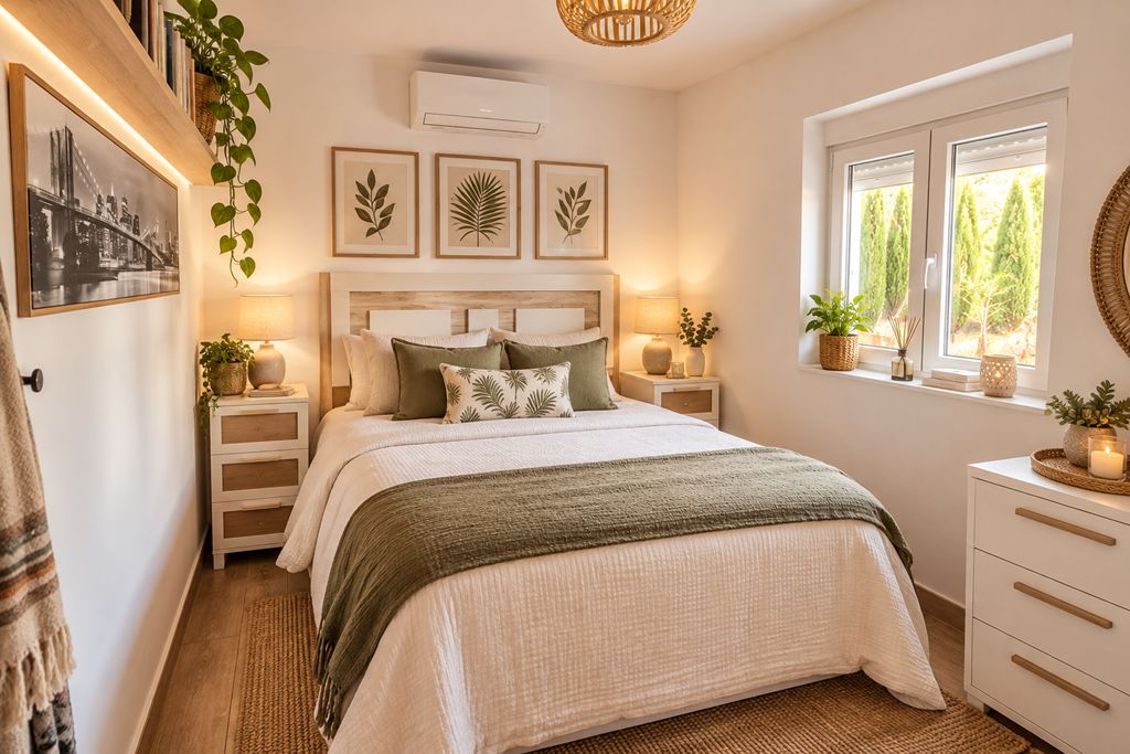 Schlafzimmer mit Fenster
