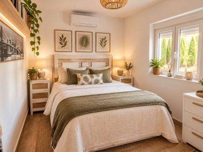 Schlafzimmer mit Fenster