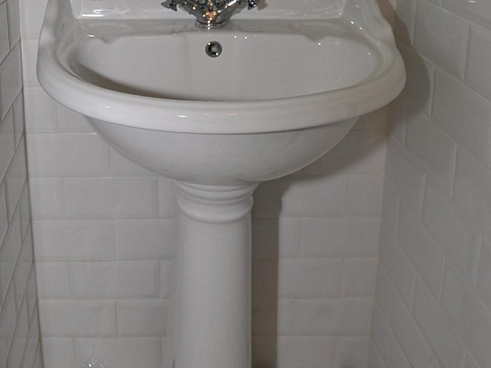 Blick ins Badezimmer
