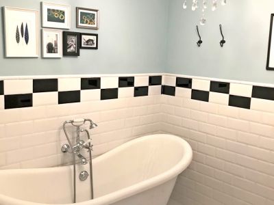 Badezimmer im Obergeschoss