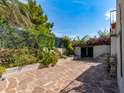 Außenpatio und Garten