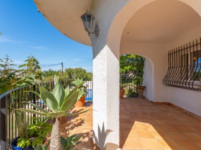 Überdachte Terrasse