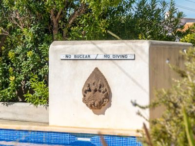 Detail des Swimmingpools