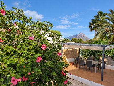 Terrasse mit Montgó-Blick