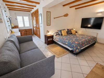 Schlafzimmer der Villa