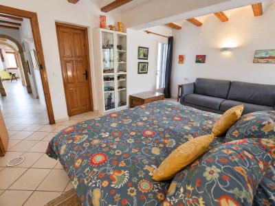 Schlafzimmer der Villa