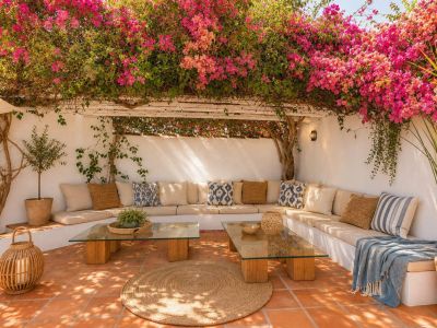Überdachte Terrasse