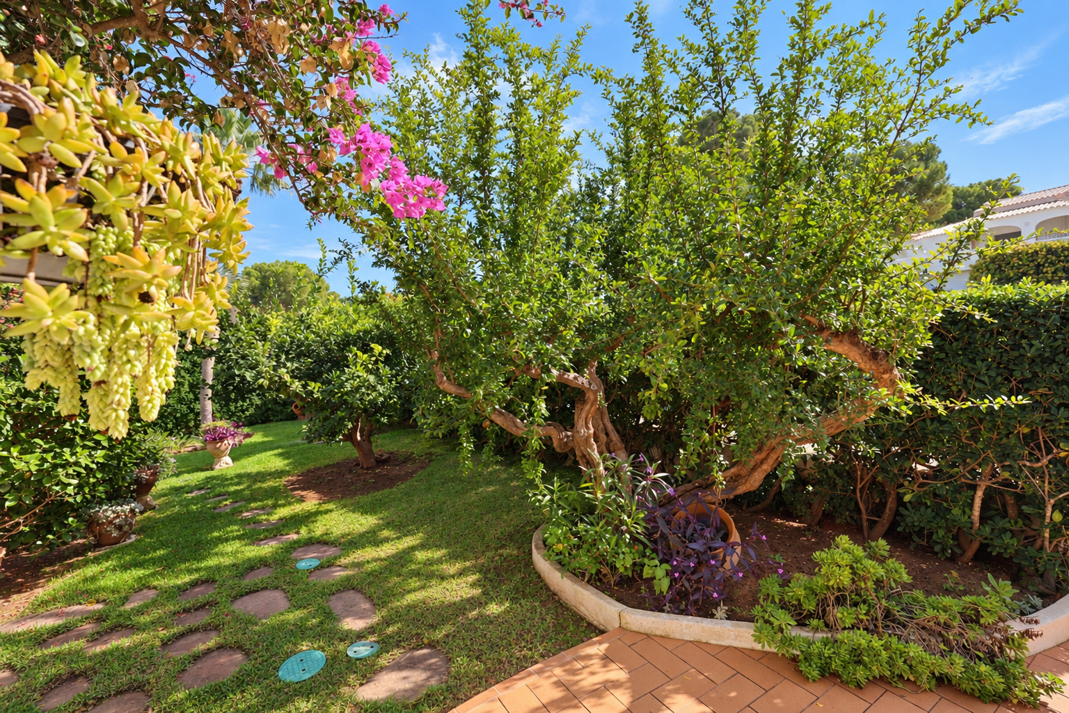 Garten des Anwesens