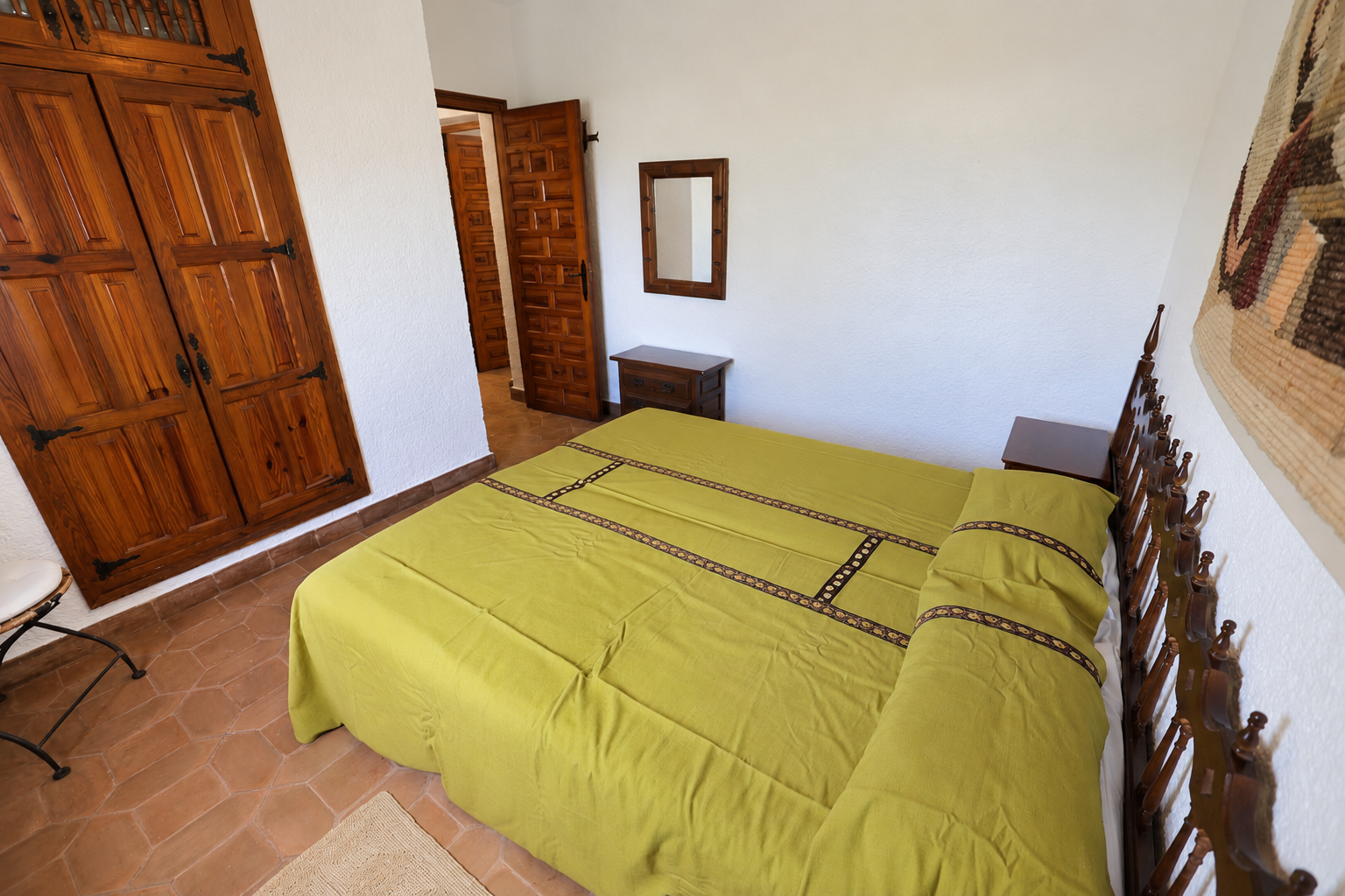 Schlafzimmer mit Einbauschrank