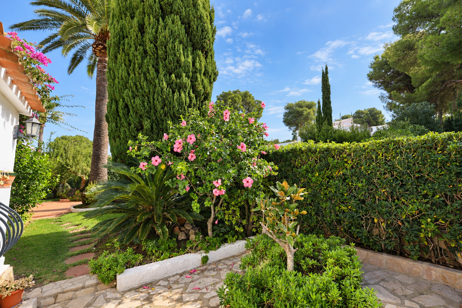 Garten der Villa