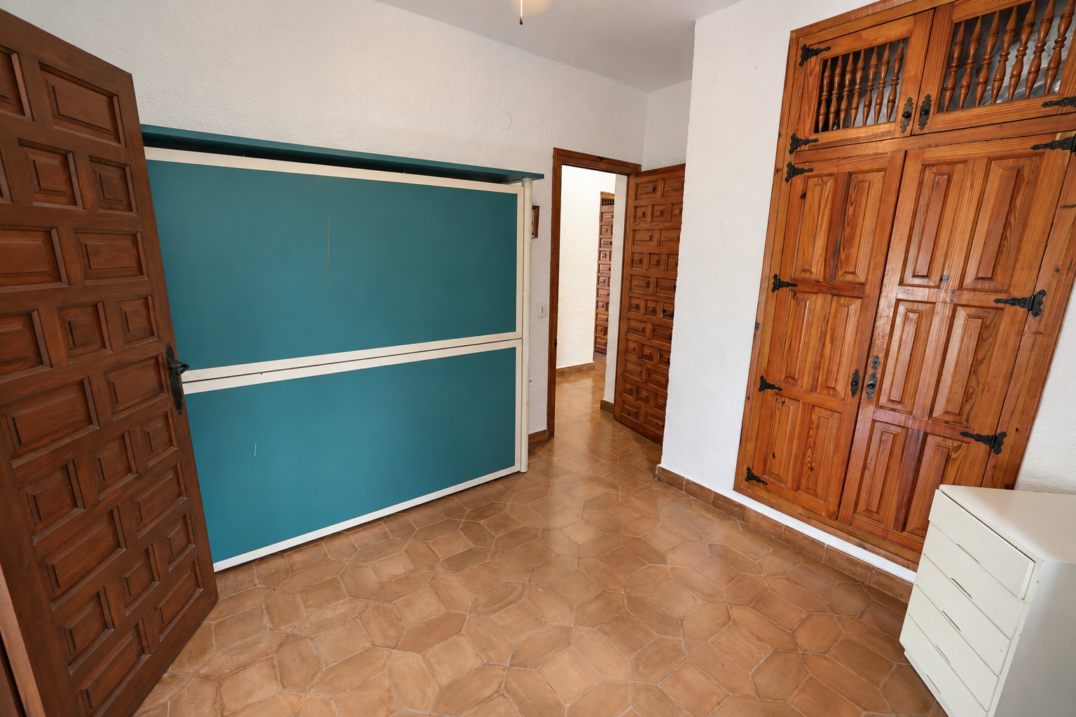 Schlafzimmer der Villa