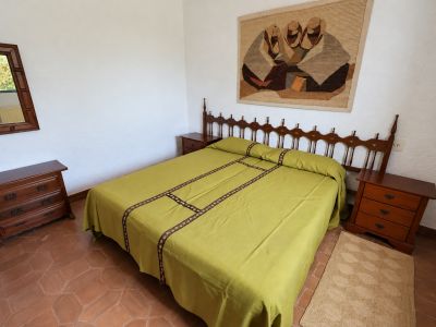 Schlafzimmer der Villa