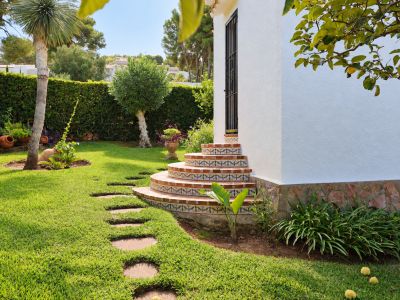 Garten und Außeneingang
