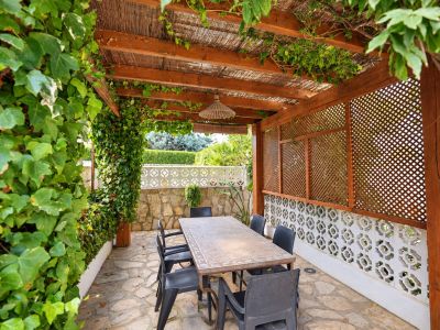 Überdachte Terrasse