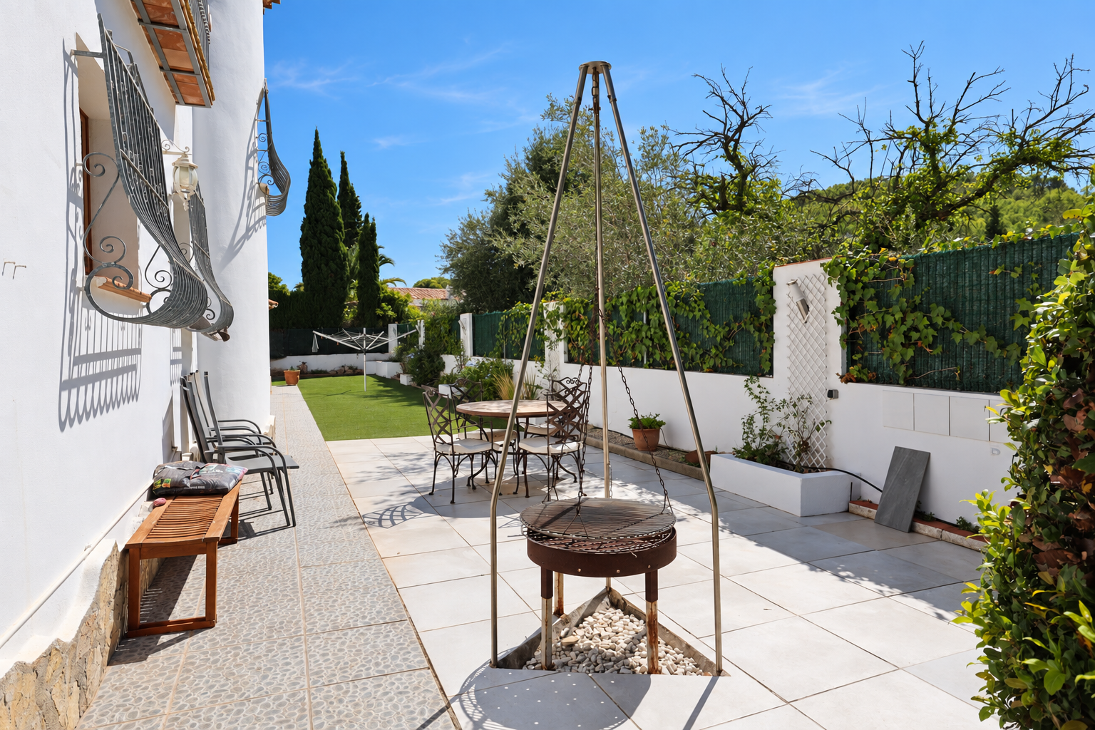 Terrasse und Garten